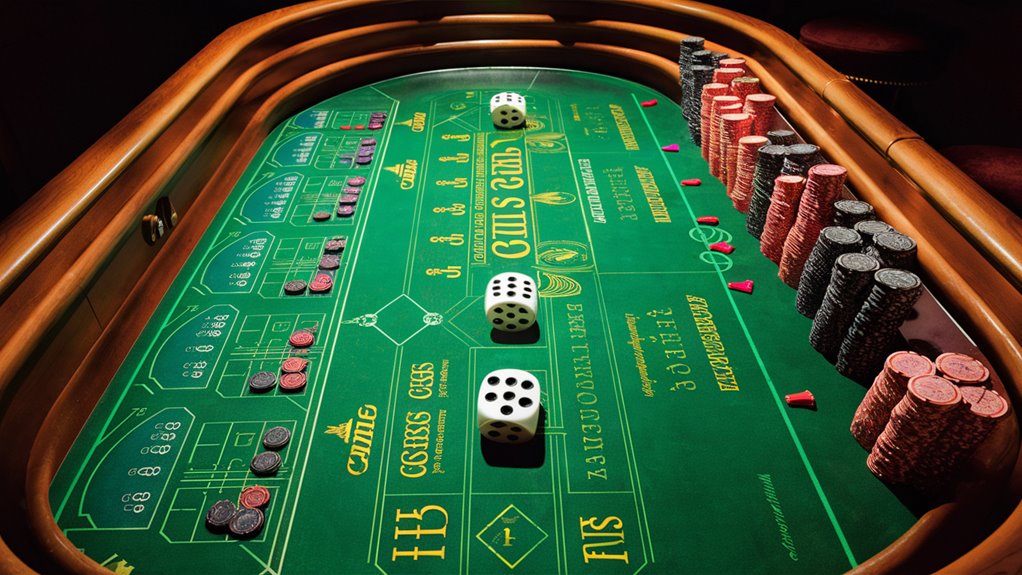 craps table setup instructions