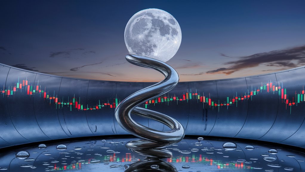 volume lunar trading correlation