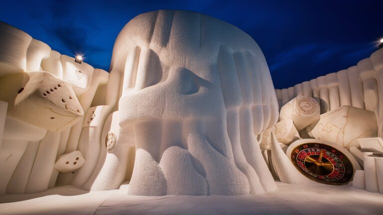 bubbling foam sculpt casino themes