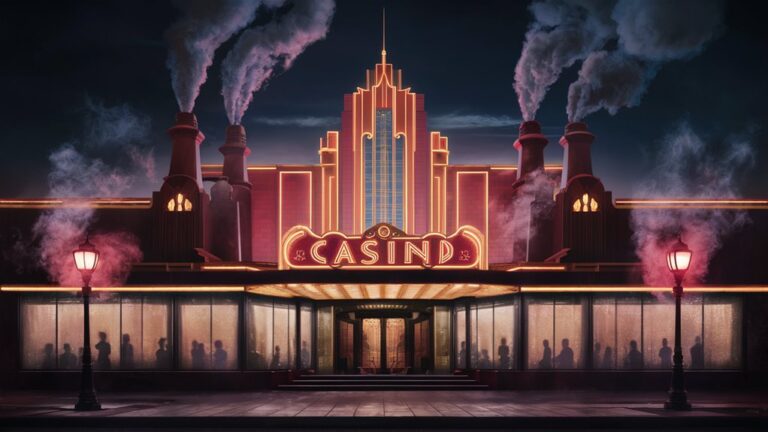 hazy gambling house atmosphere