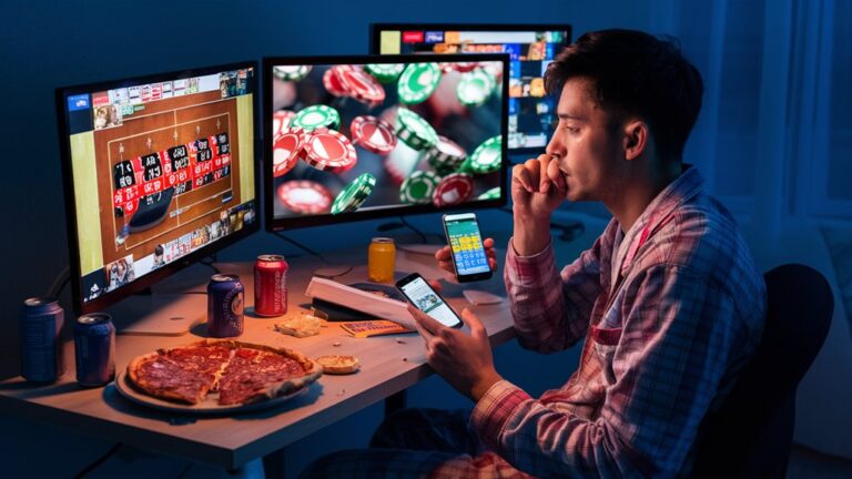 online gambling influences viewers