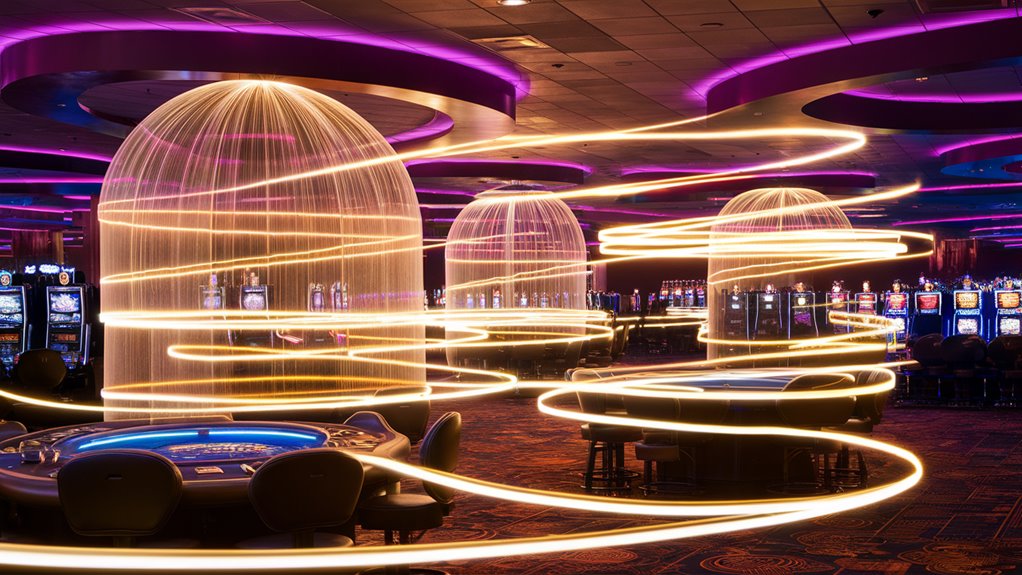 players building with light