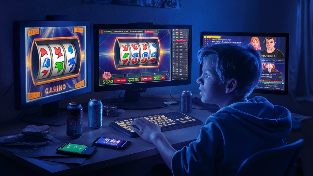 viewers watching digital casino entertainment