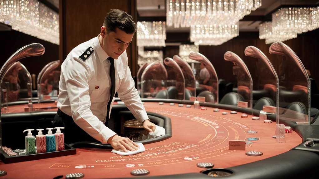 clean casino gaming space