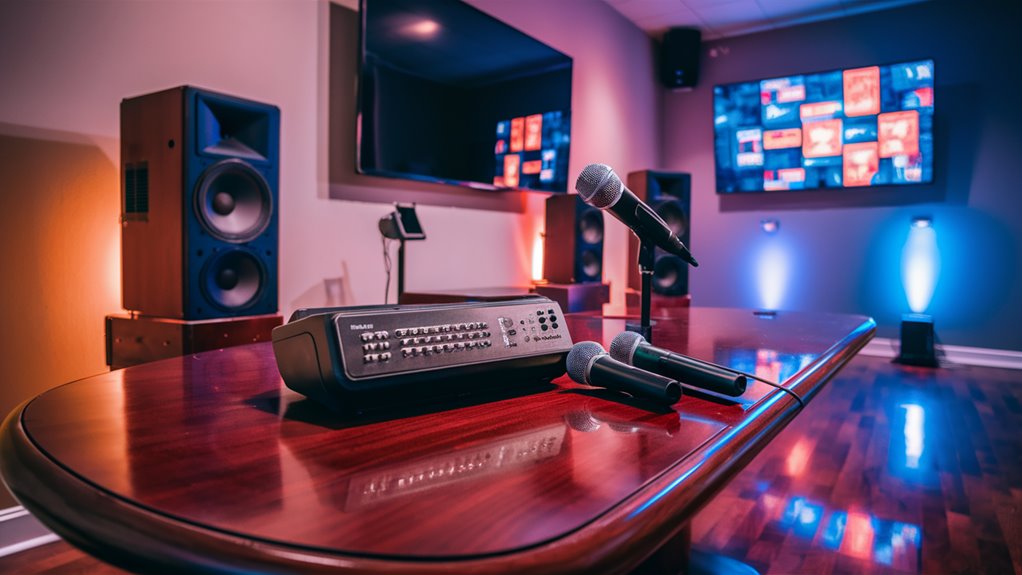 create karaoke performance area