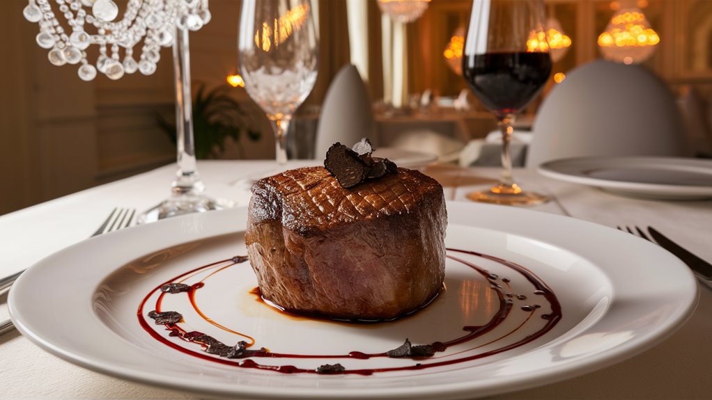 elegant meals and sophistication