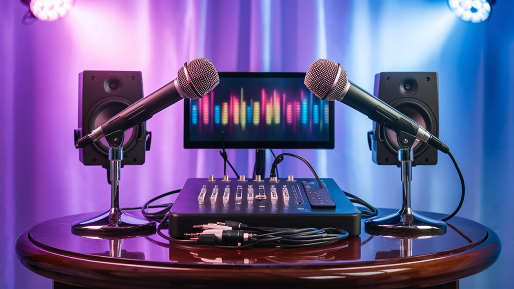 karaoke setup technical needs