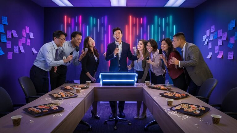 plan office karaoke party