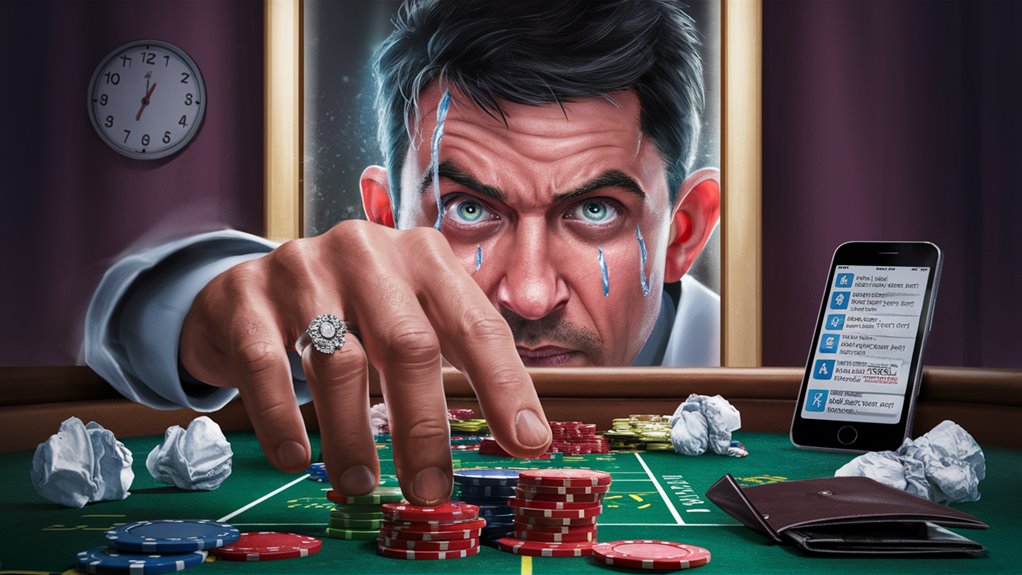 gamblers pursuing accumulating losses
